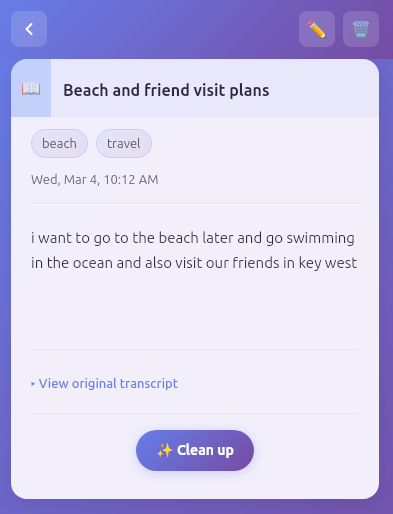 Note before AI cleanup