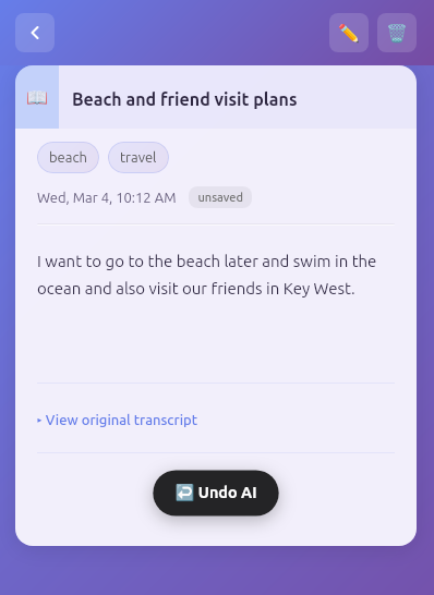 Note after AI cleanup